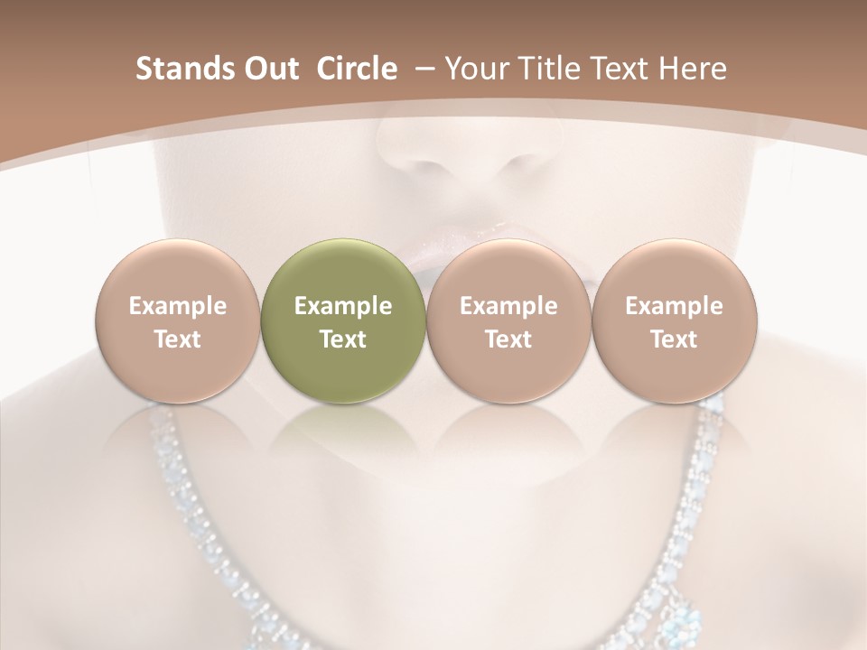 Woman Hair Look PowerPoint Template