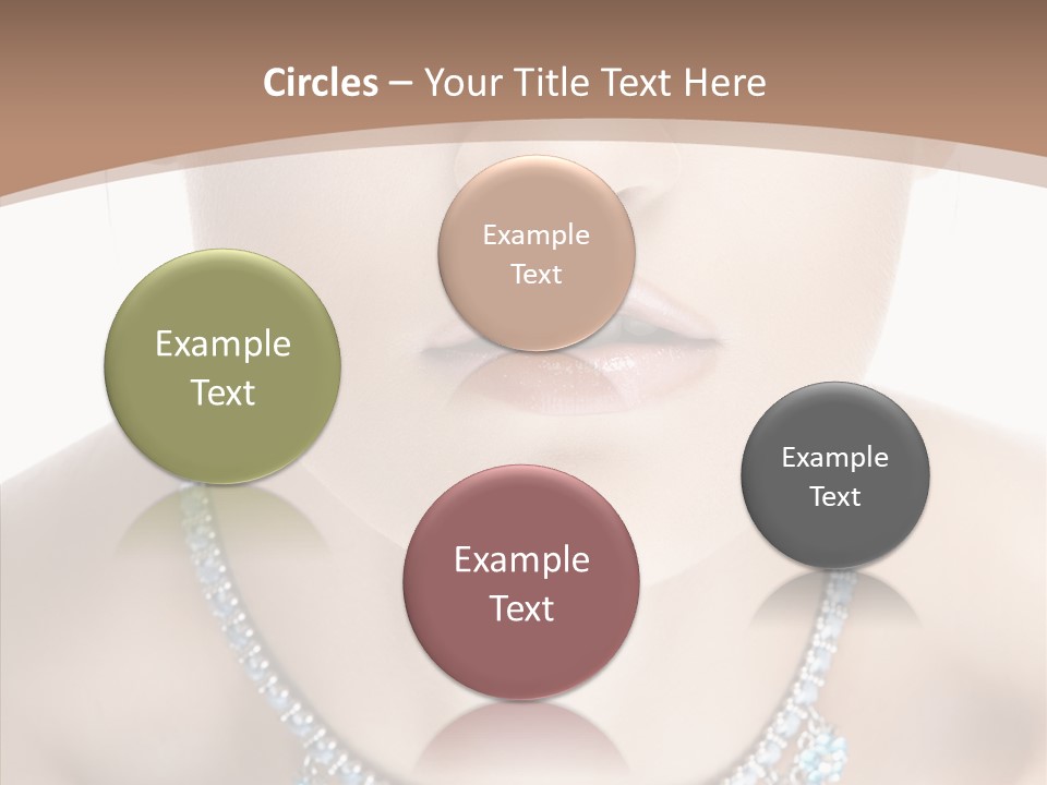 Woman Hair Look PowerPoint Template