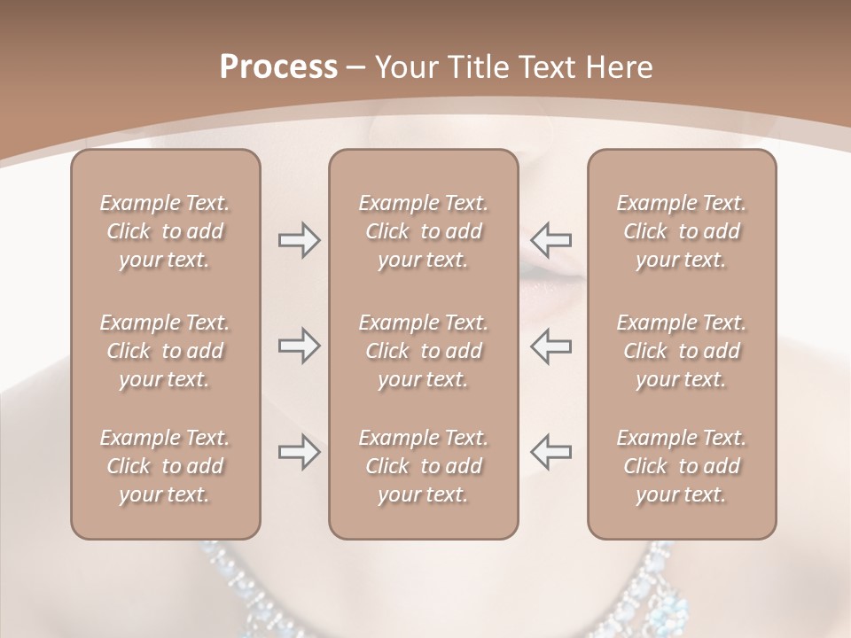 Woman Hair Look PowerPoint Template