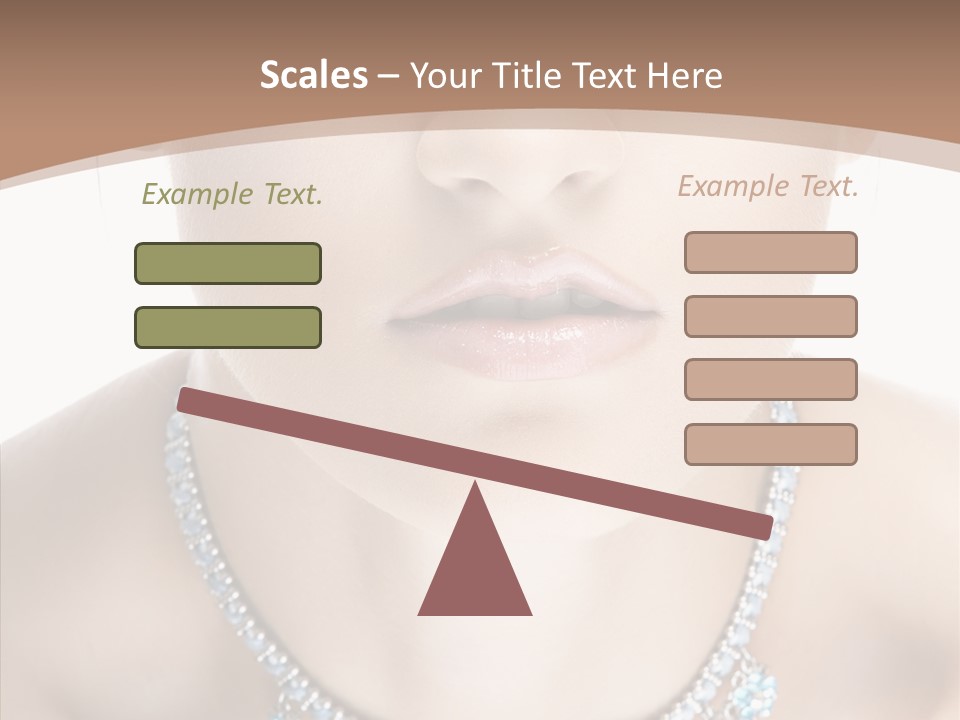 Woman Hair Look PowerPoint Template