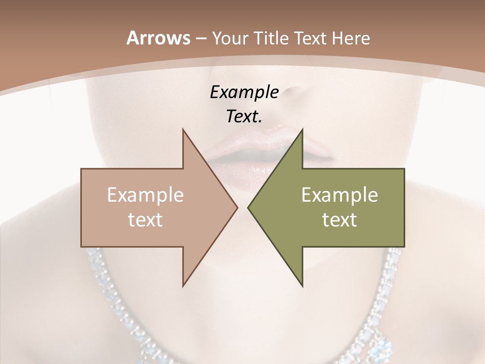 Woman Hair Look PowerPoint Template