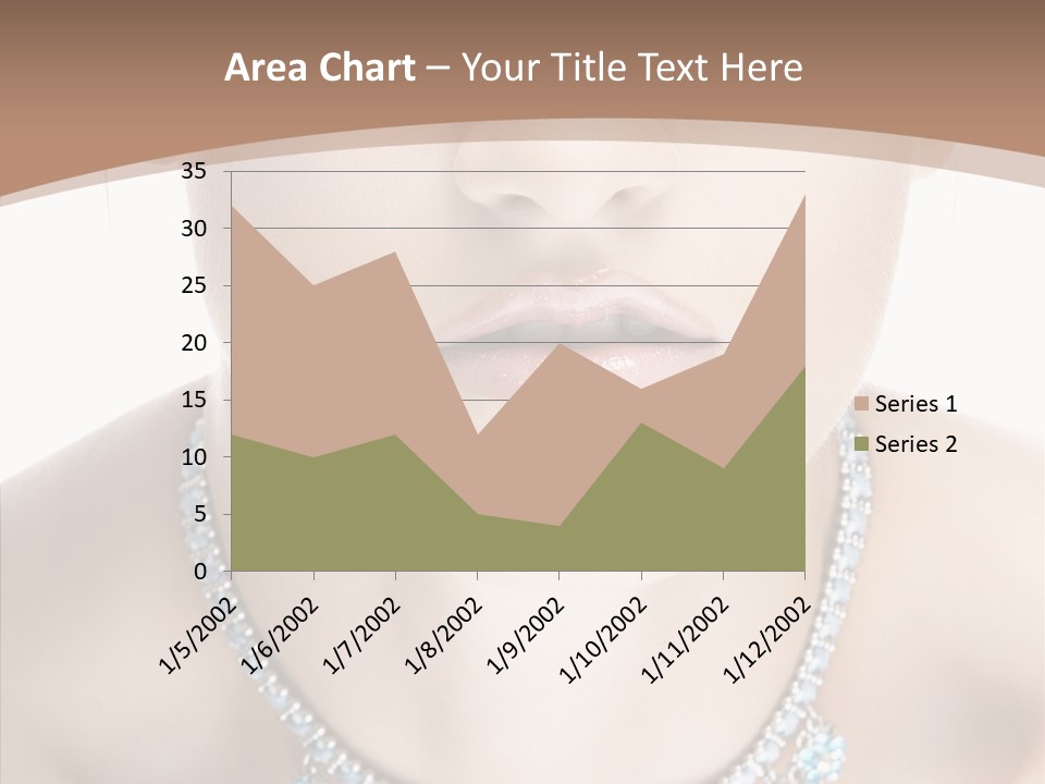 Woman Hair Look PowerPoint Template