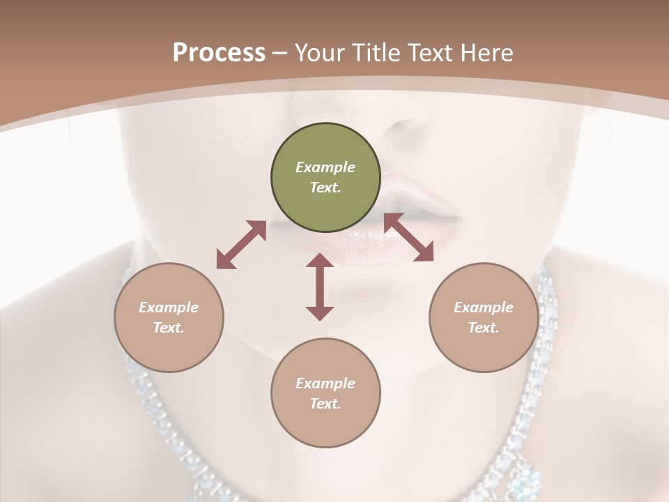 Woman Hair Look PowerPoint Template