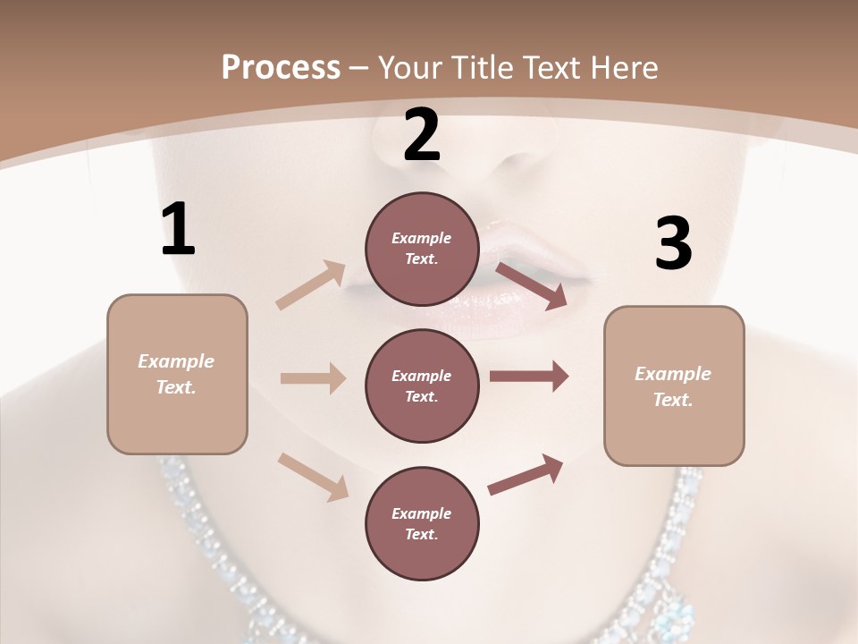 Woman Hair Look PowerPoint Template