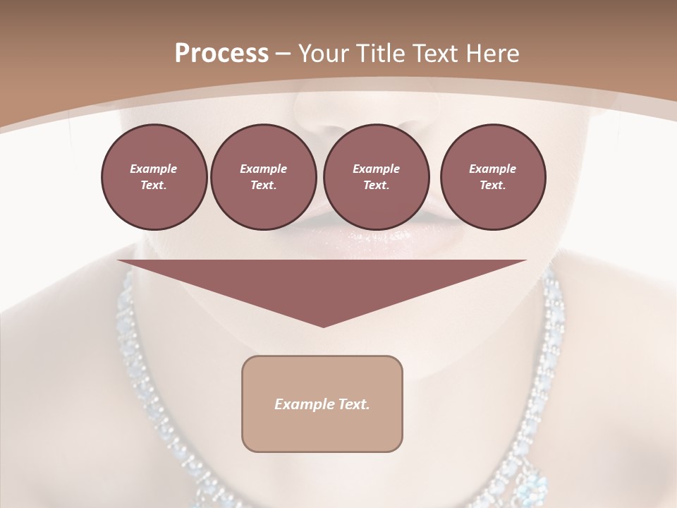 Woman Hair Look PowerPoint Template