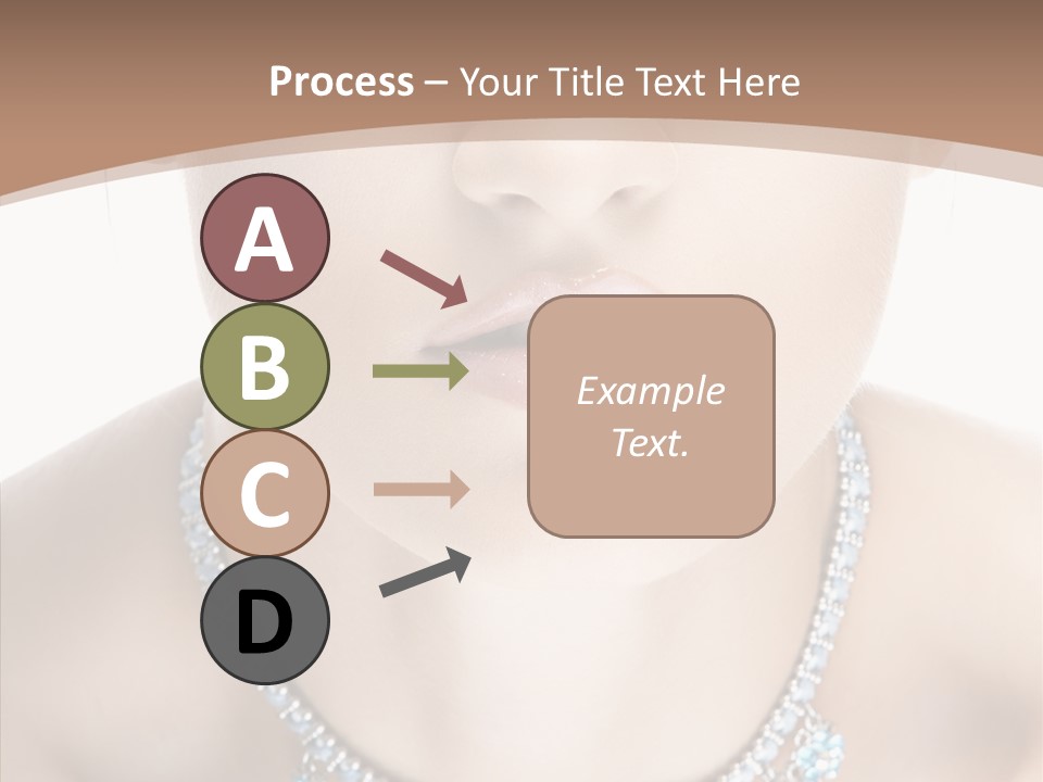 Woman Hair Look PowerPoint Template