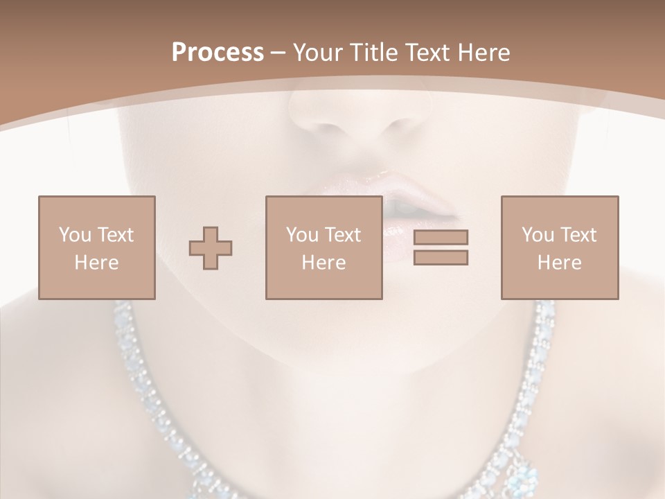 Woman Hair Look PowerPoint Template
