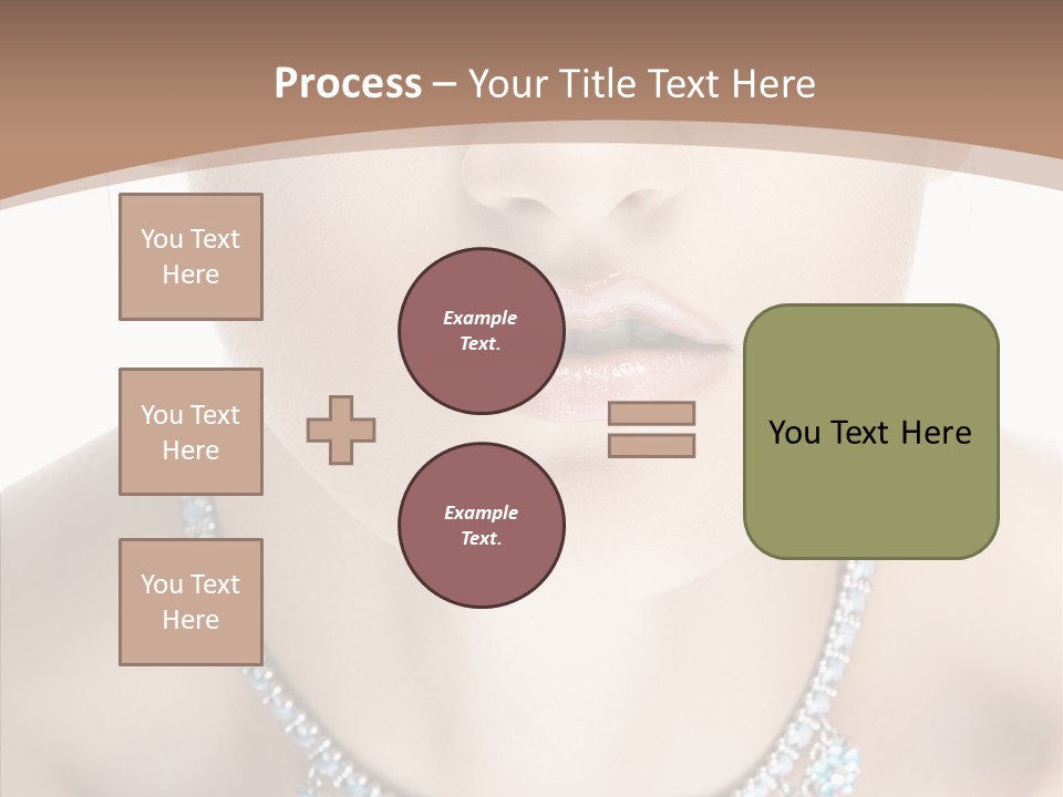 Woman Hair Look PowerPoint Template