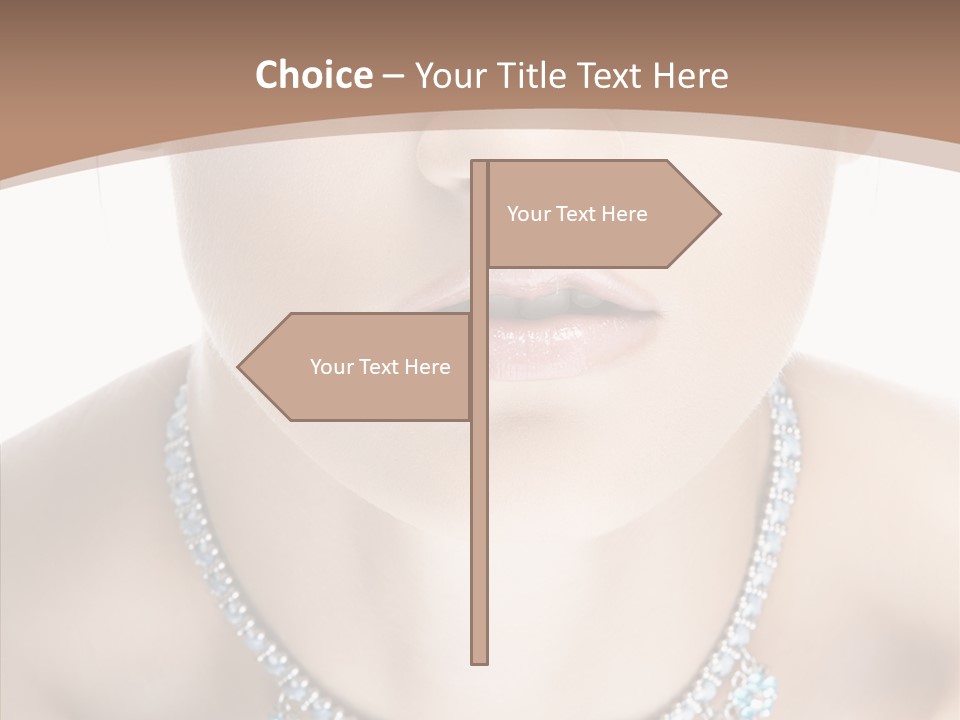 Woman Hair Look PowerPoint Template