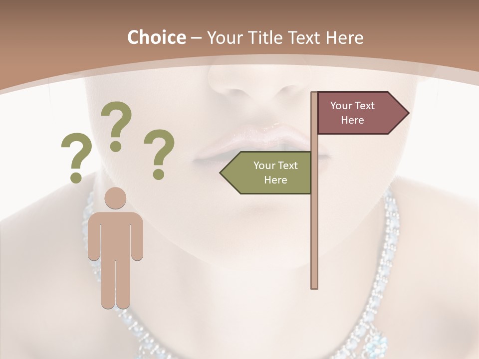 Woman Hair Look PowerPoint Template