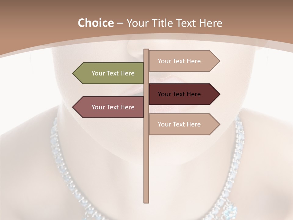 Woman Hair Look PowerPoint Template