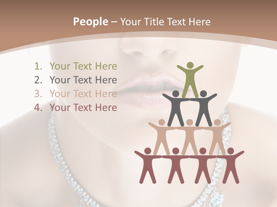 Woman Hair Look PowerPoint Template