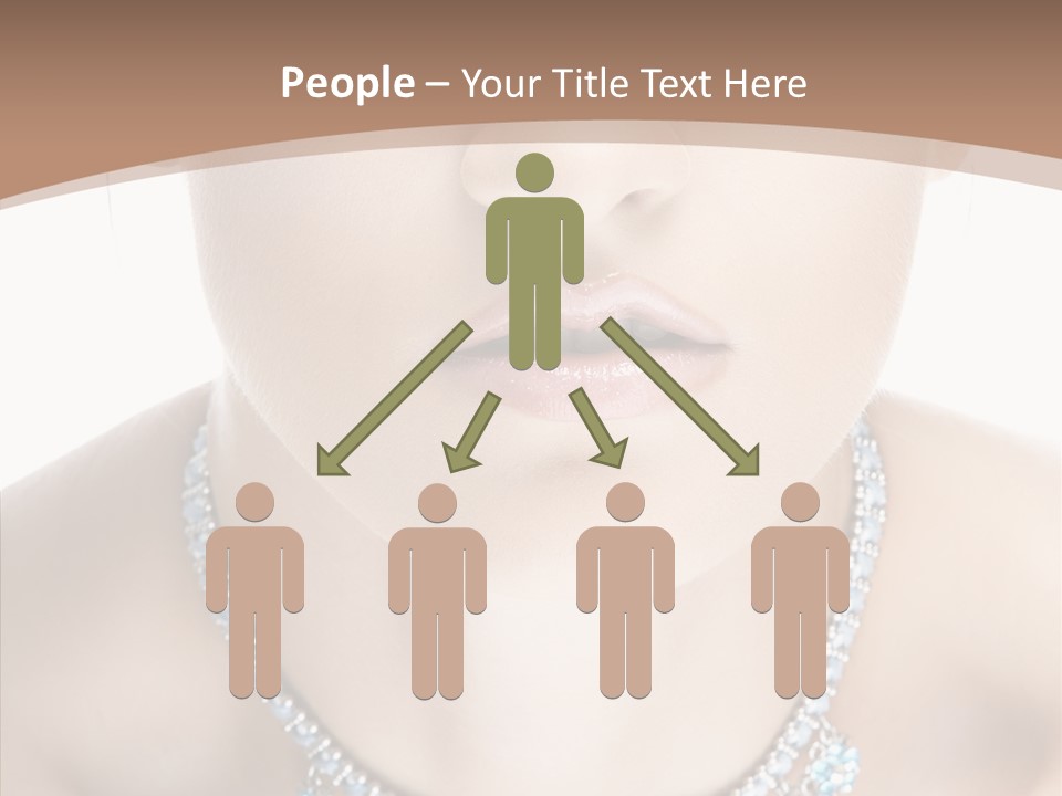 Woman Hair Look PowerPoint Template