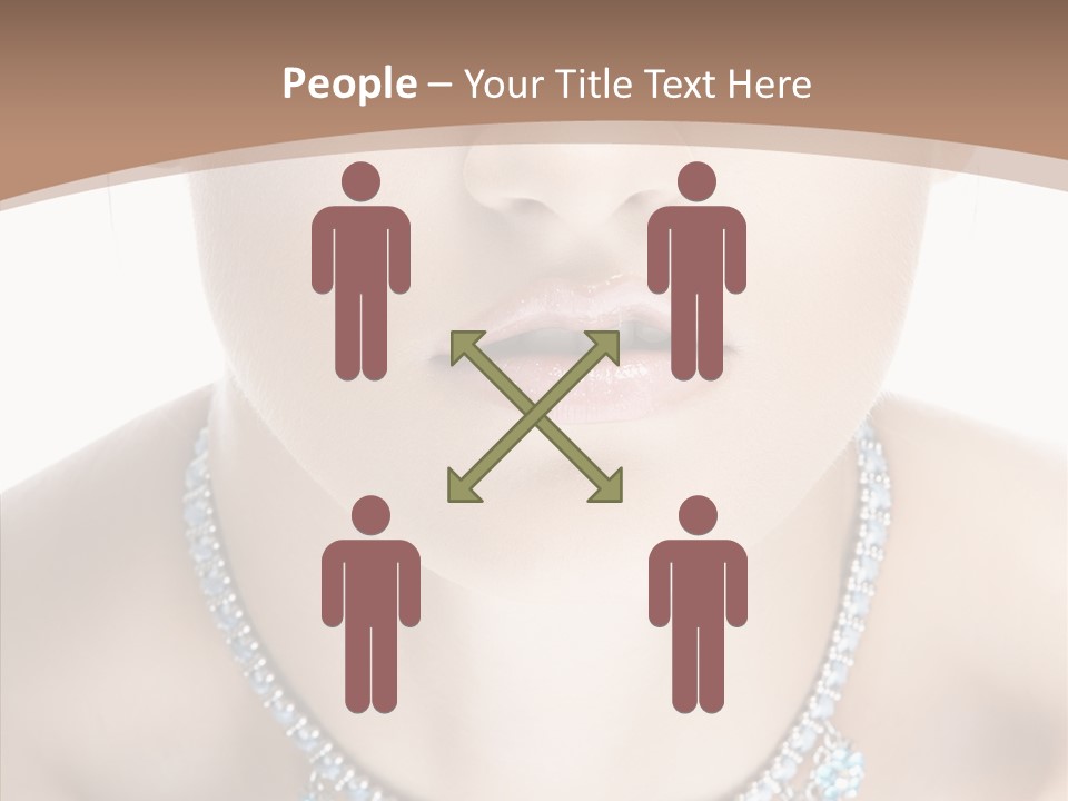 Woman Hair Look PowerPoint Template