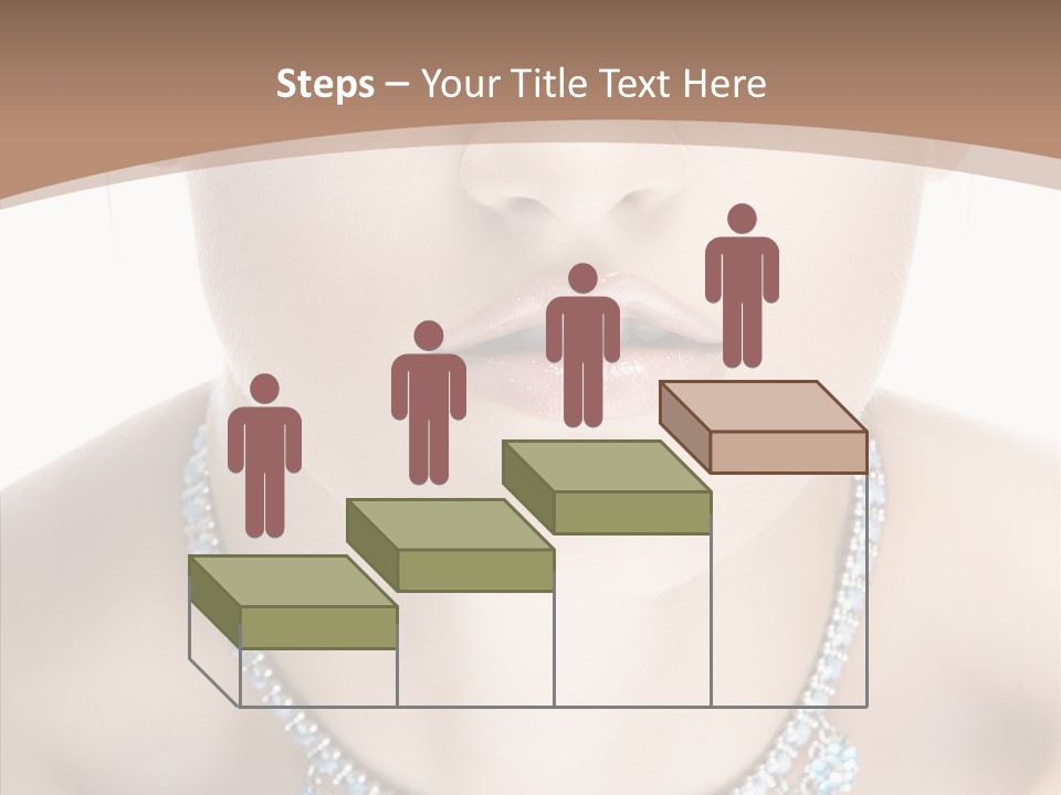 Woman Hair Look PowerPoint Template