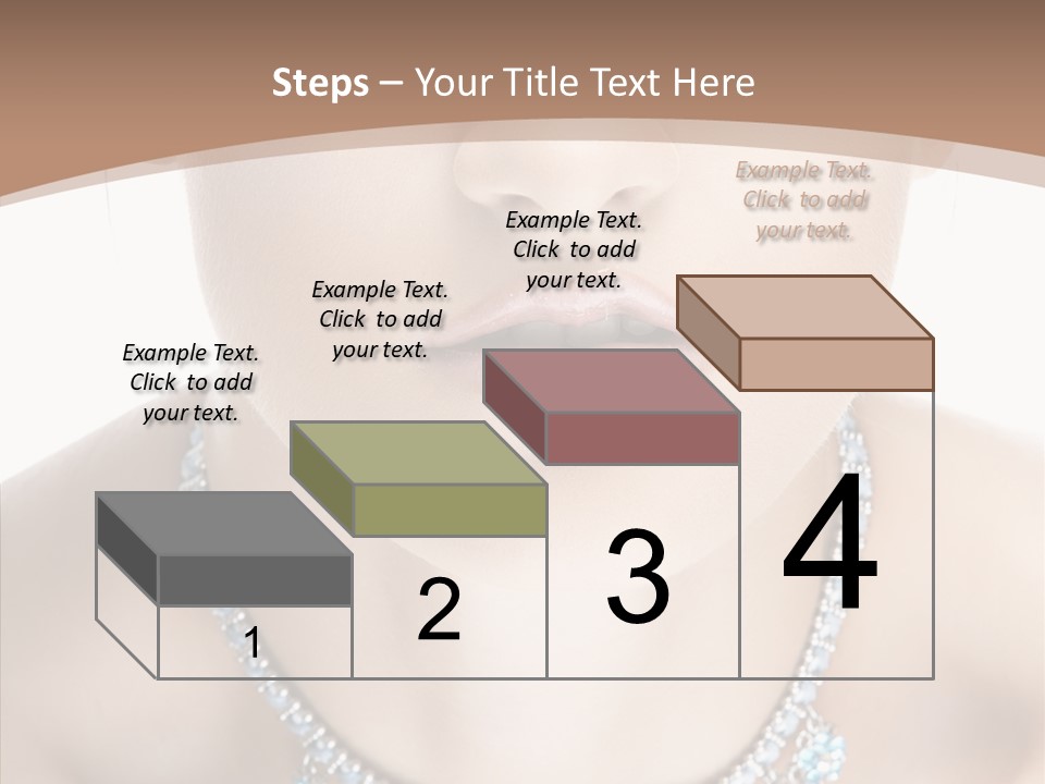 Woman Hair Look PowerPoint Template