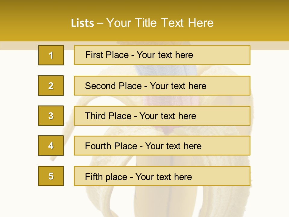 Breakfast Snack Bright PowerPoint Template