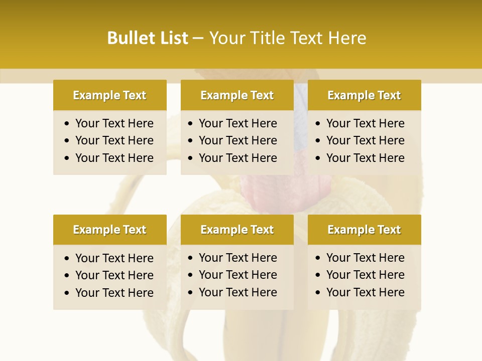Breakfast Snack Bright PowerPoint Template
