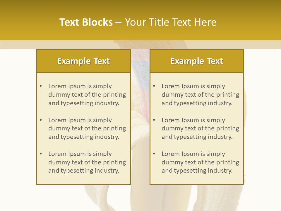 Breakfast Snack Bright PowerPoint Template