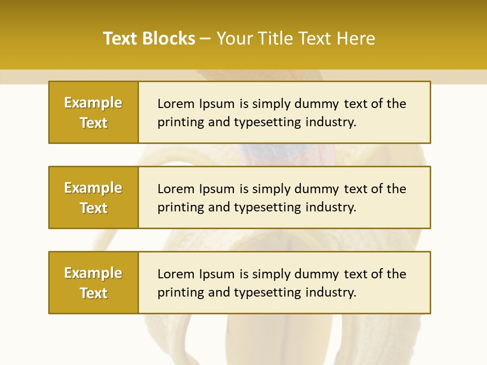 Breakfast Snack Bright PowerPoint Template