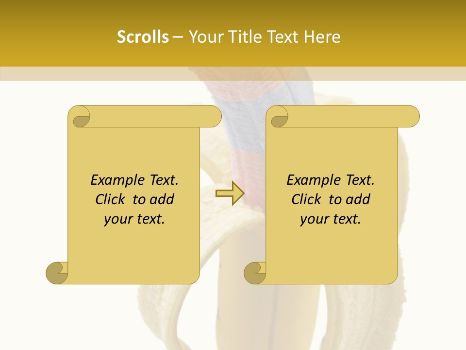 Breakfast Snack Bright PowerPoint Template