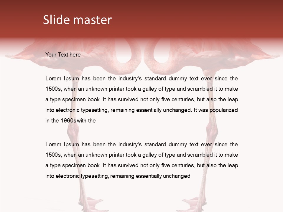 Birds Water Soulmate PowerPoint Template