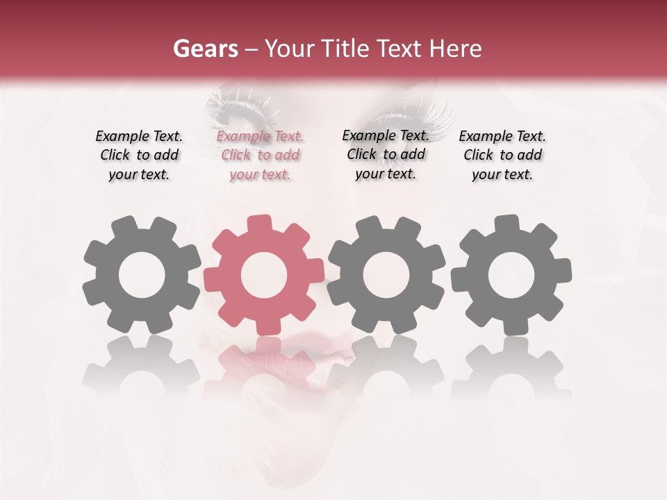 Mouth Teenage Different PowerPoint Template