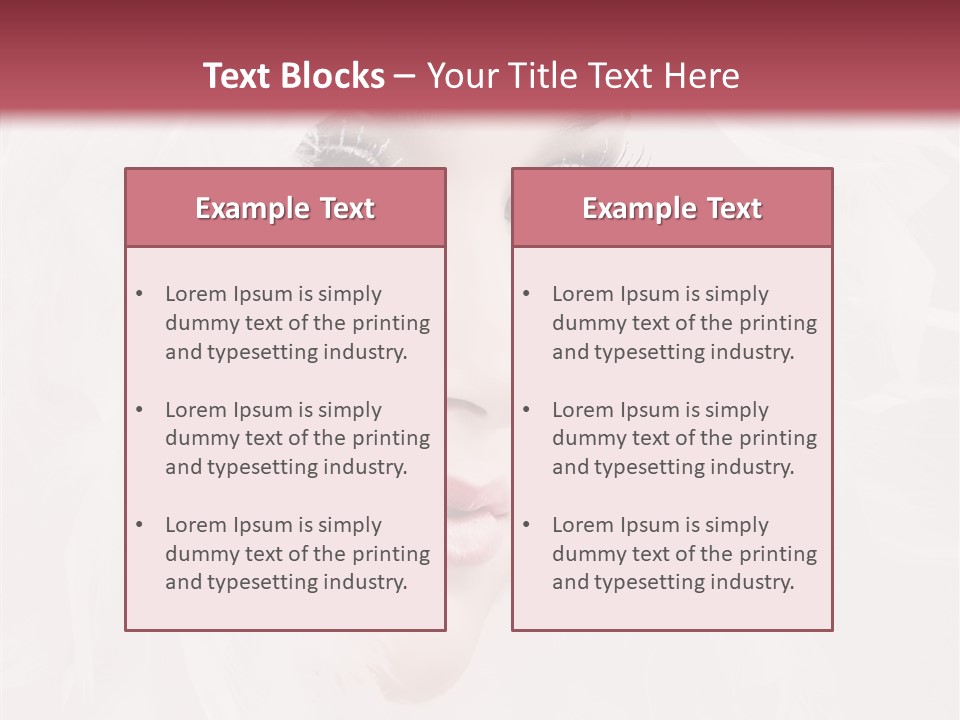 Mouth Teenage Different PowerPoint Template
