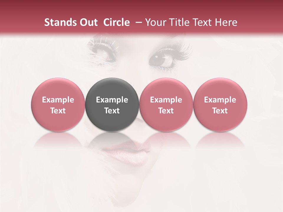 Mouth Teenage Different PowerPoint Template