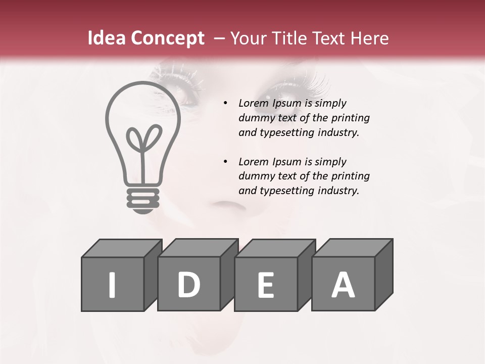 Mouth Teenage Different PowerPoint Template