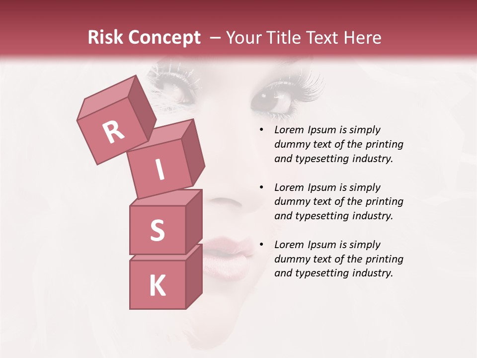 Mouth Teenage Different PowerPoint Template