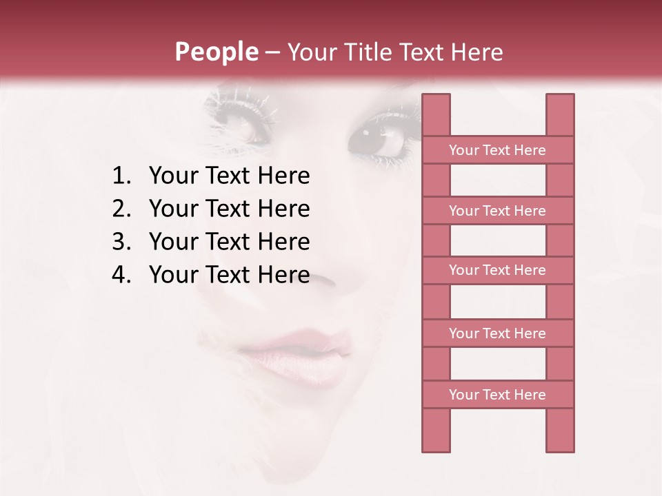 Mouth Teenage Different PowerPoint Template