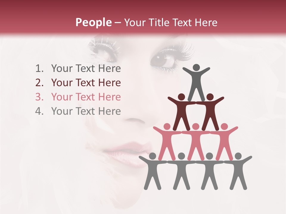 Mouth Teenage Different PowerPoint Template