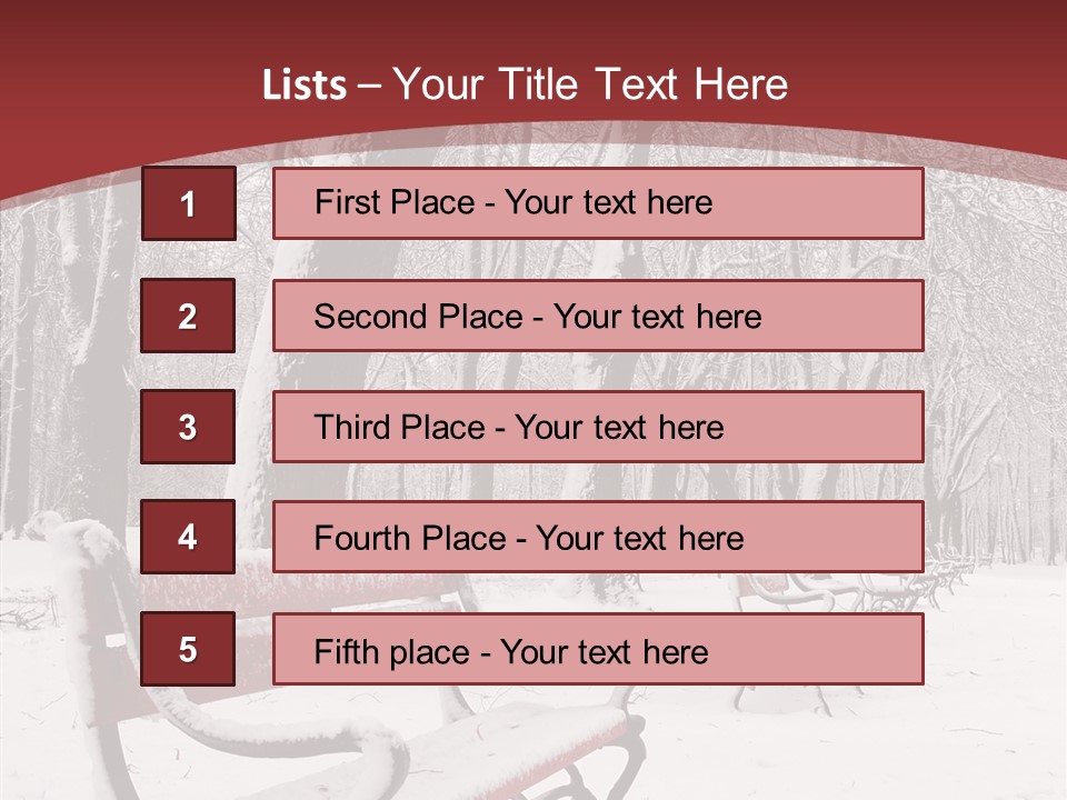 Cold Noon Park PowerPoint Template