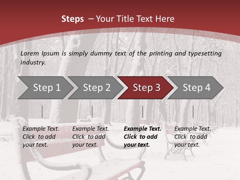 Cold Noon Park PowerPoint Template