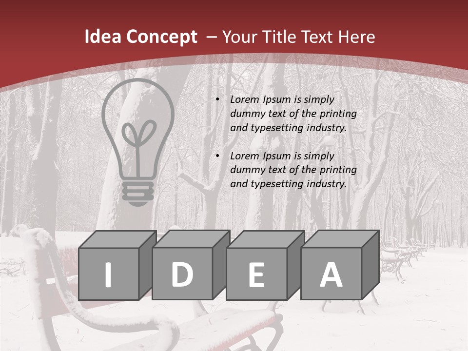 Cold Noon Park PowerPoint Template