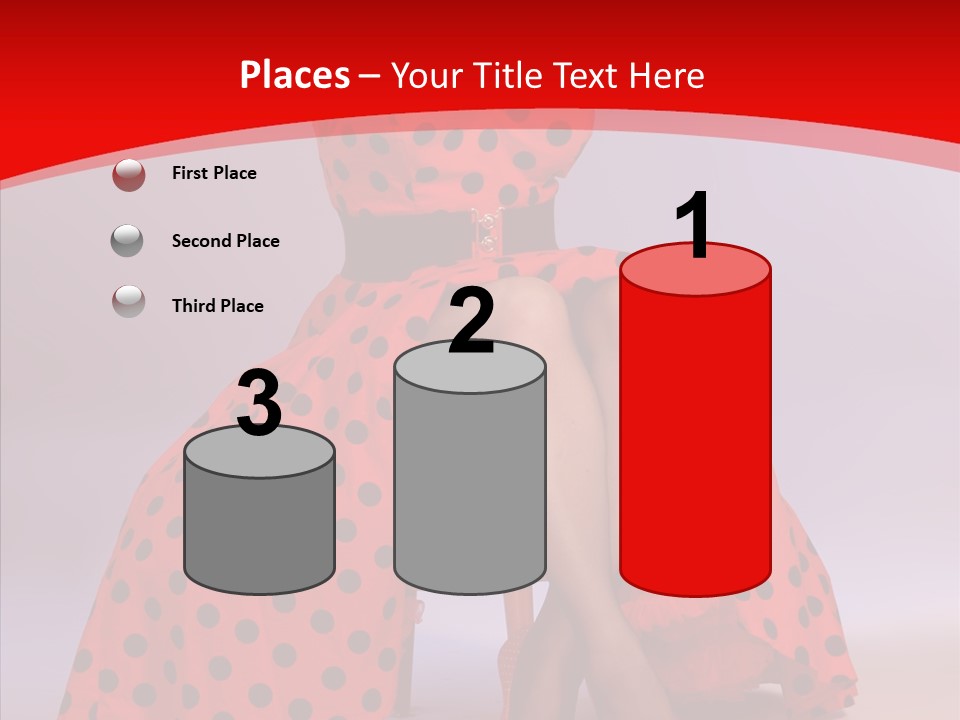 Amazed Posing Elegance PowerPoint Template