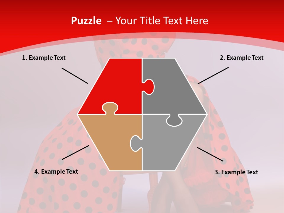 Amazed Posing Elegance PowerPoint Template