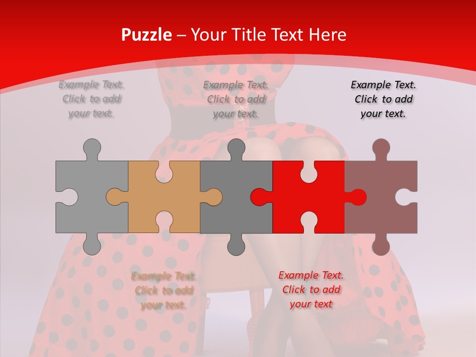 Amazed Posing Elegance PowerPoint Template