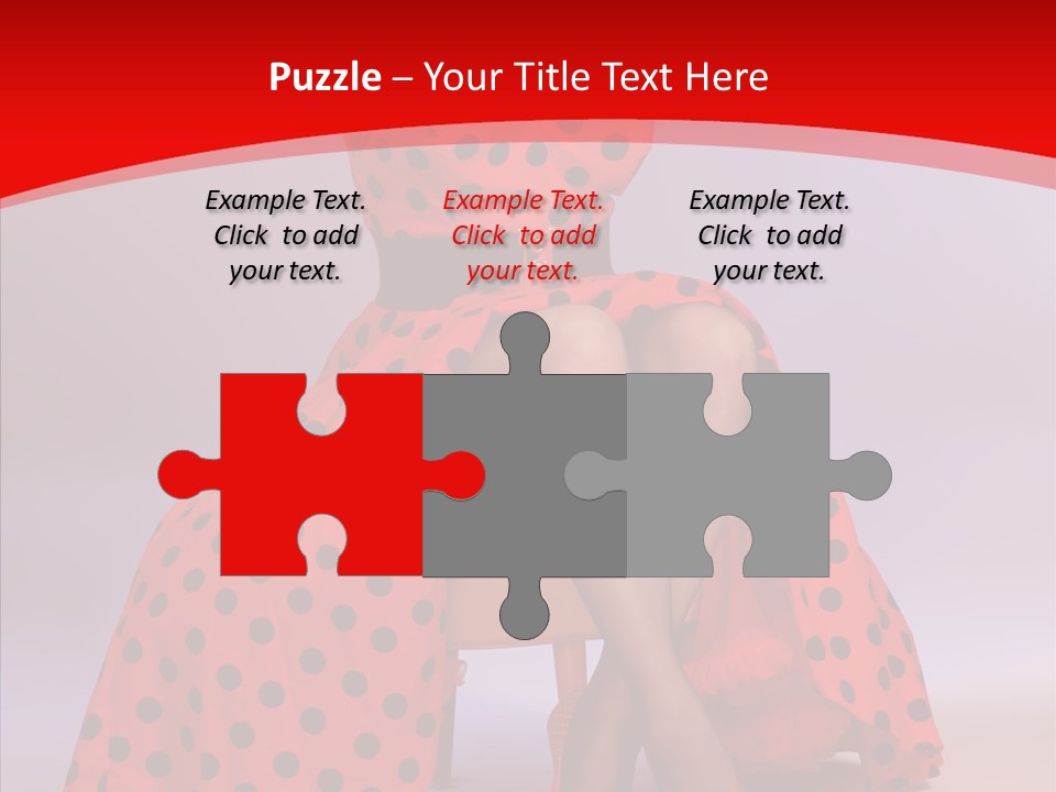 Amazed Posing Elegance PowerPoint Template