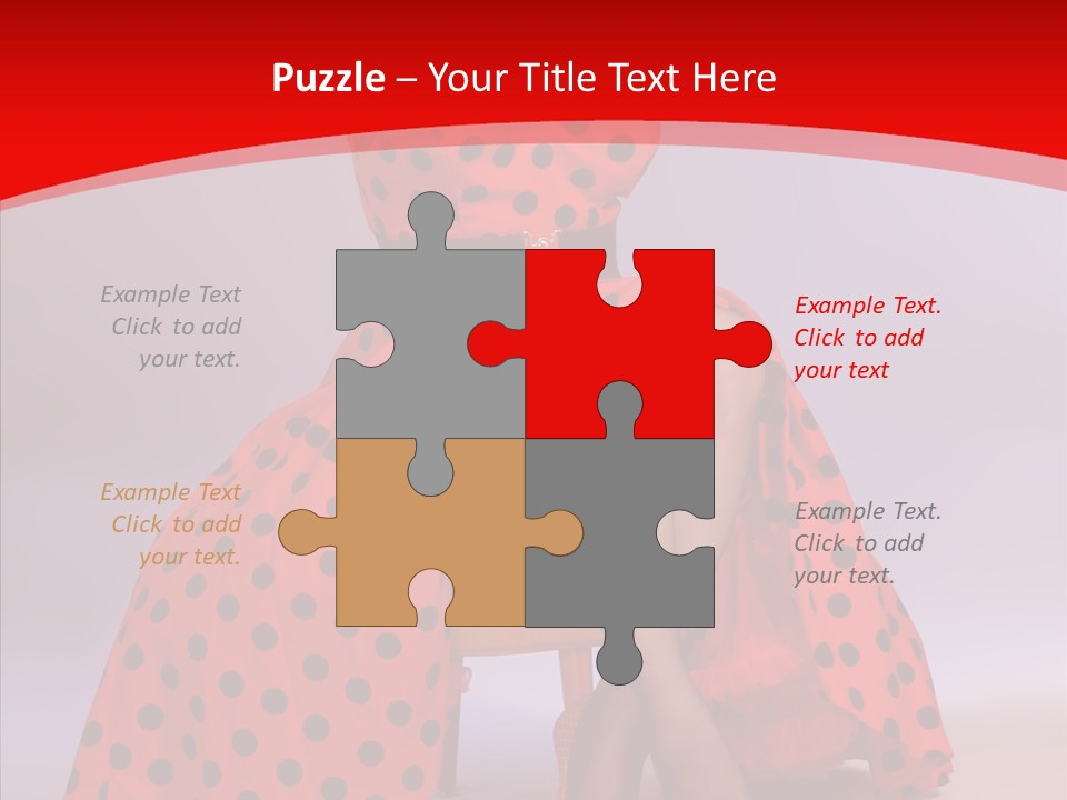 Amazed Posing Elegance PowerPoint Template