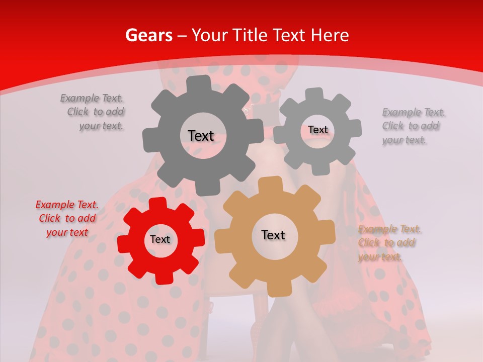 Amazed Posing Elegance PowerPoint Template