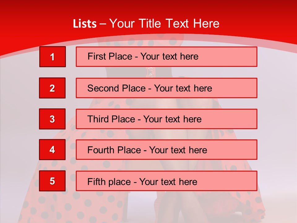 Amazed Posing Elegance PowerPoint Template