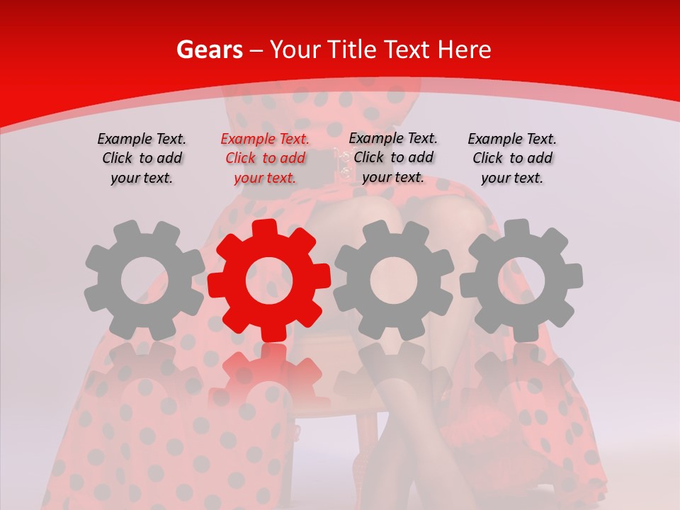 Amazed Posing Elegance PowerPoint Template