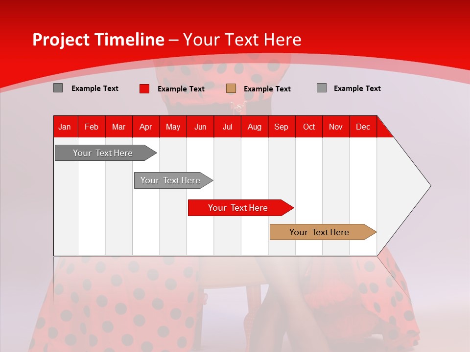 Amazed Posing Elegance PowerPoint Template