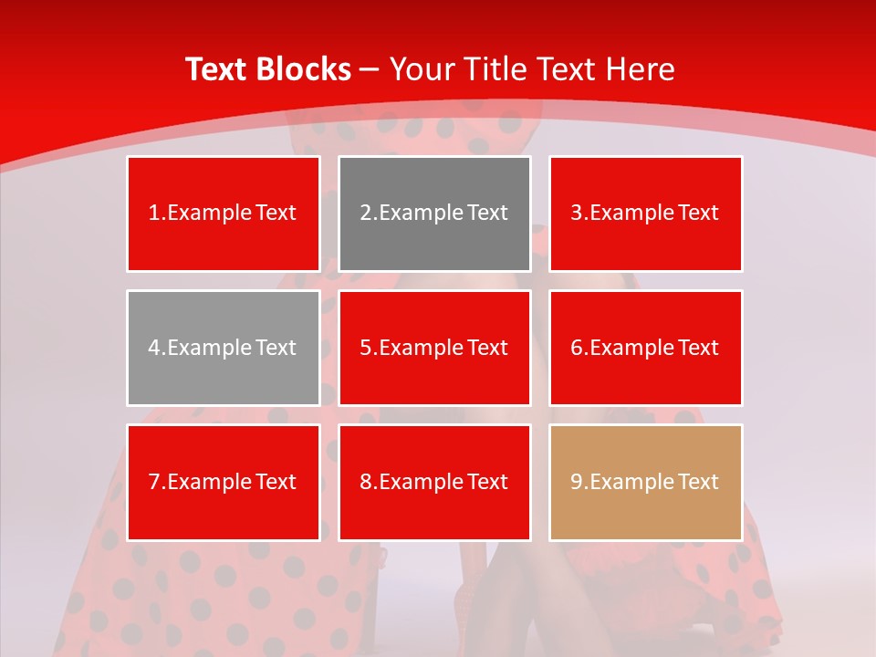 Amazed Posing Elegance PowerPoint Template