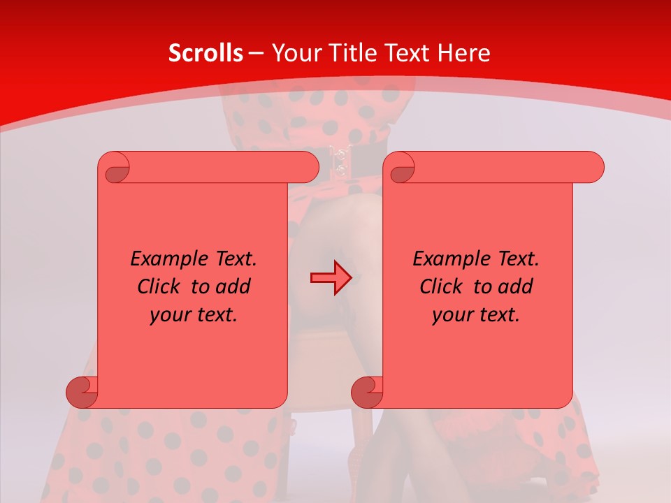Amazed Posing Elegance PowerPoint Template