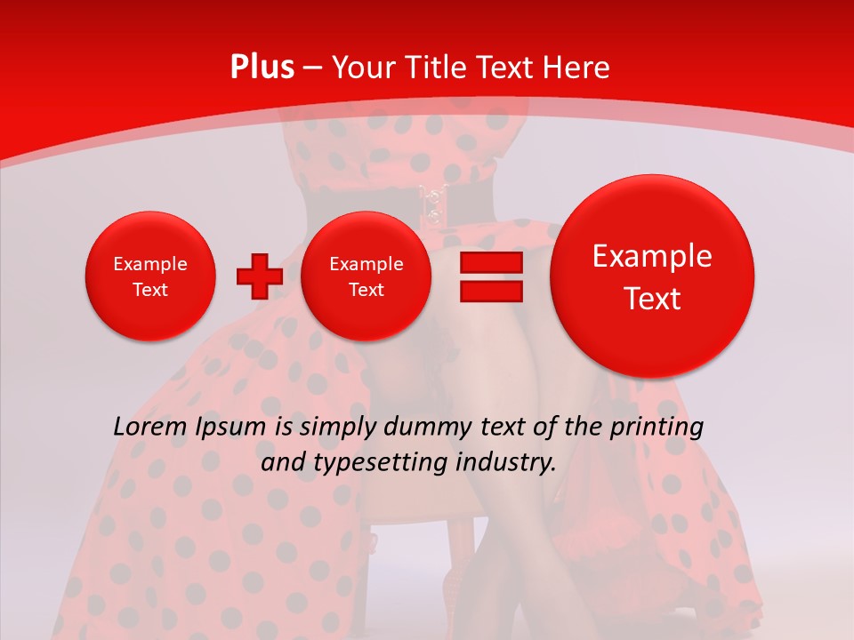 Amazed Posing Elegance PowerPoint Template