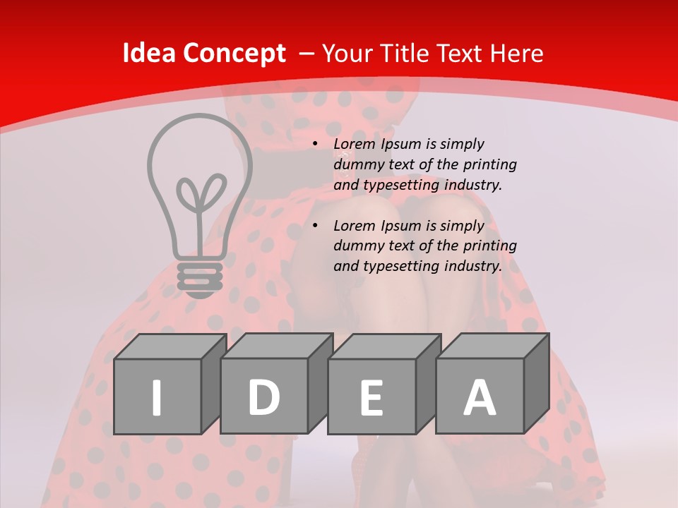 Amazed Posing Elegance PowerPoint Template