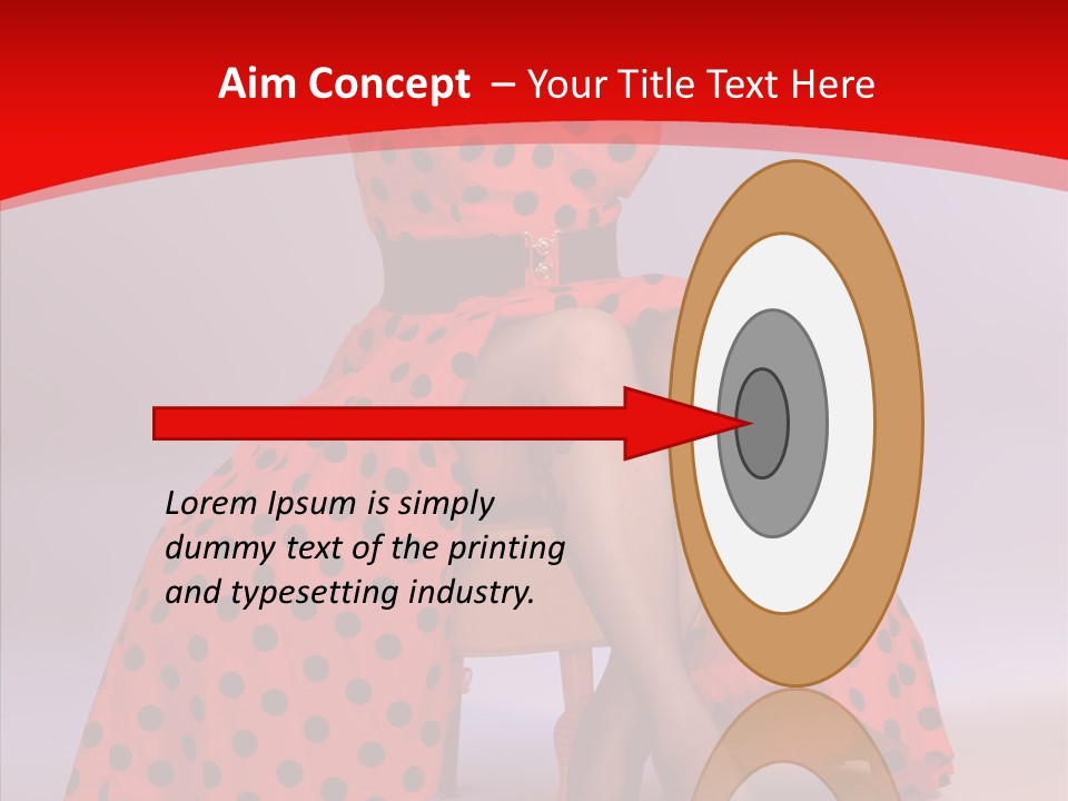 Amazed Posing Elegance PowerPoint Template